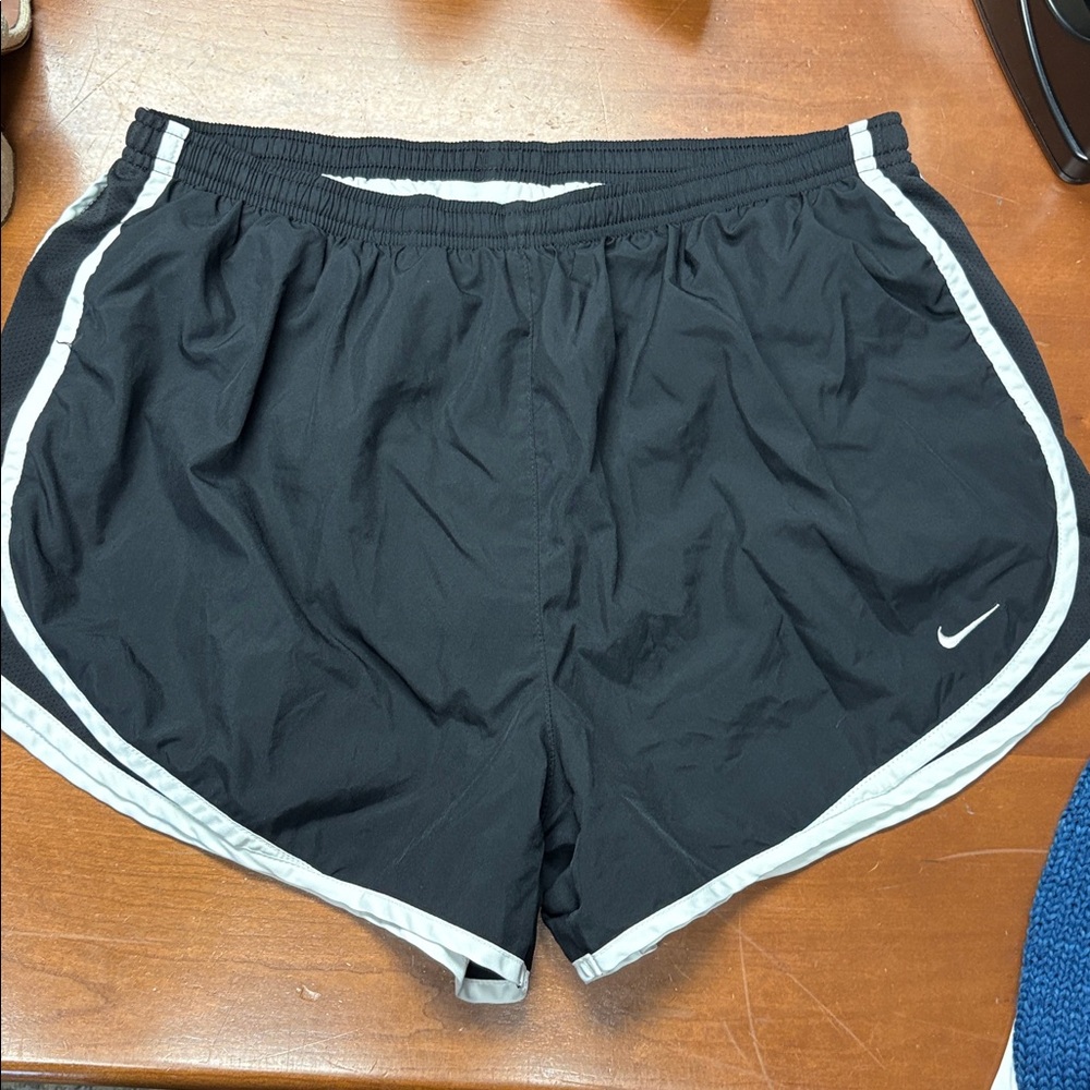 DO NOT PURCHASE Nike Black Athletic Shorts with White Trim